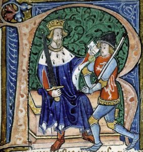 Richard II makes Thomas Mowbray the Earl Marshal