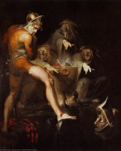 Macbeth consulting the vision of the armed head, by Henry Fuseli